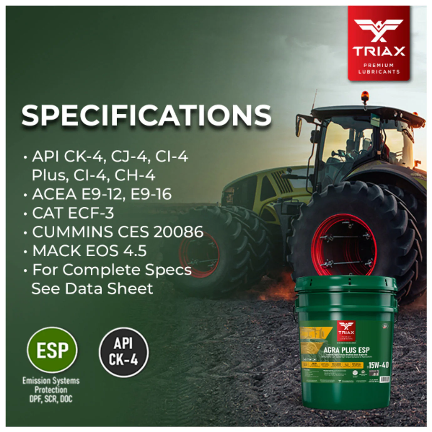 TRIAX Agra Plus ESP 15W-40 - Image 13