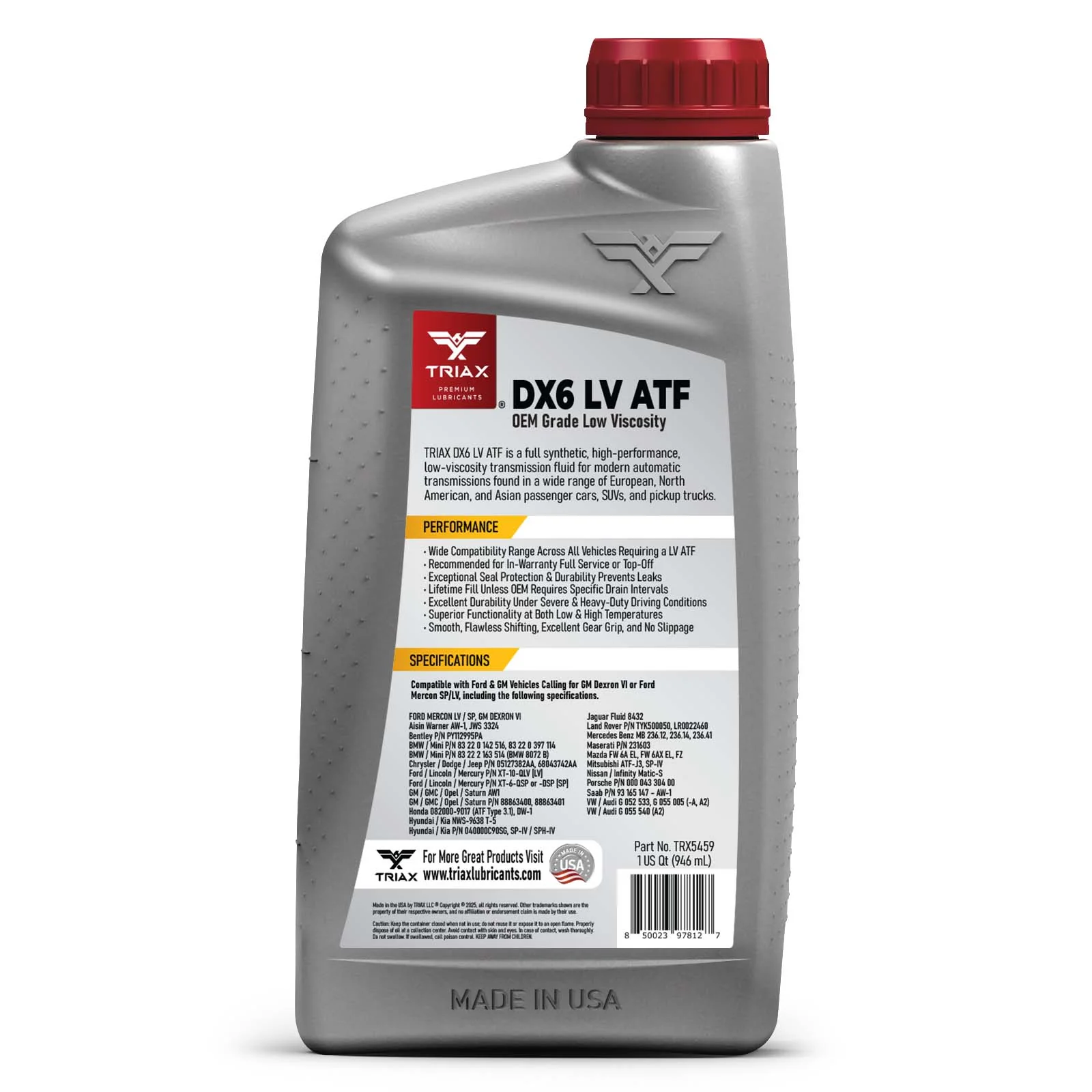 TRIAX DX6 LV ATF - Image 3