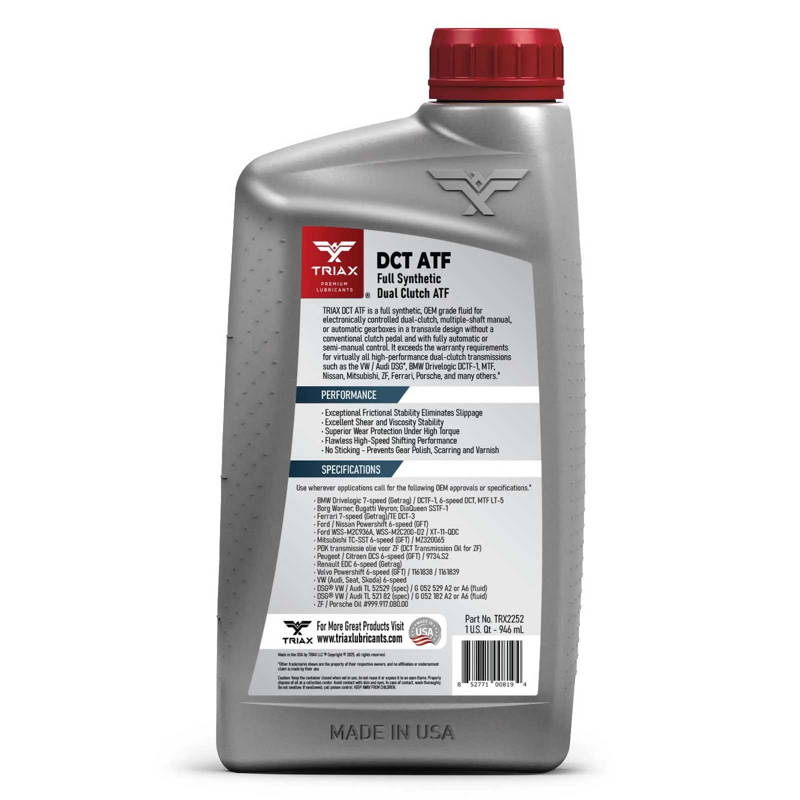 TRIAX DCT (DSG) ATF Full Synthetic - Image 11