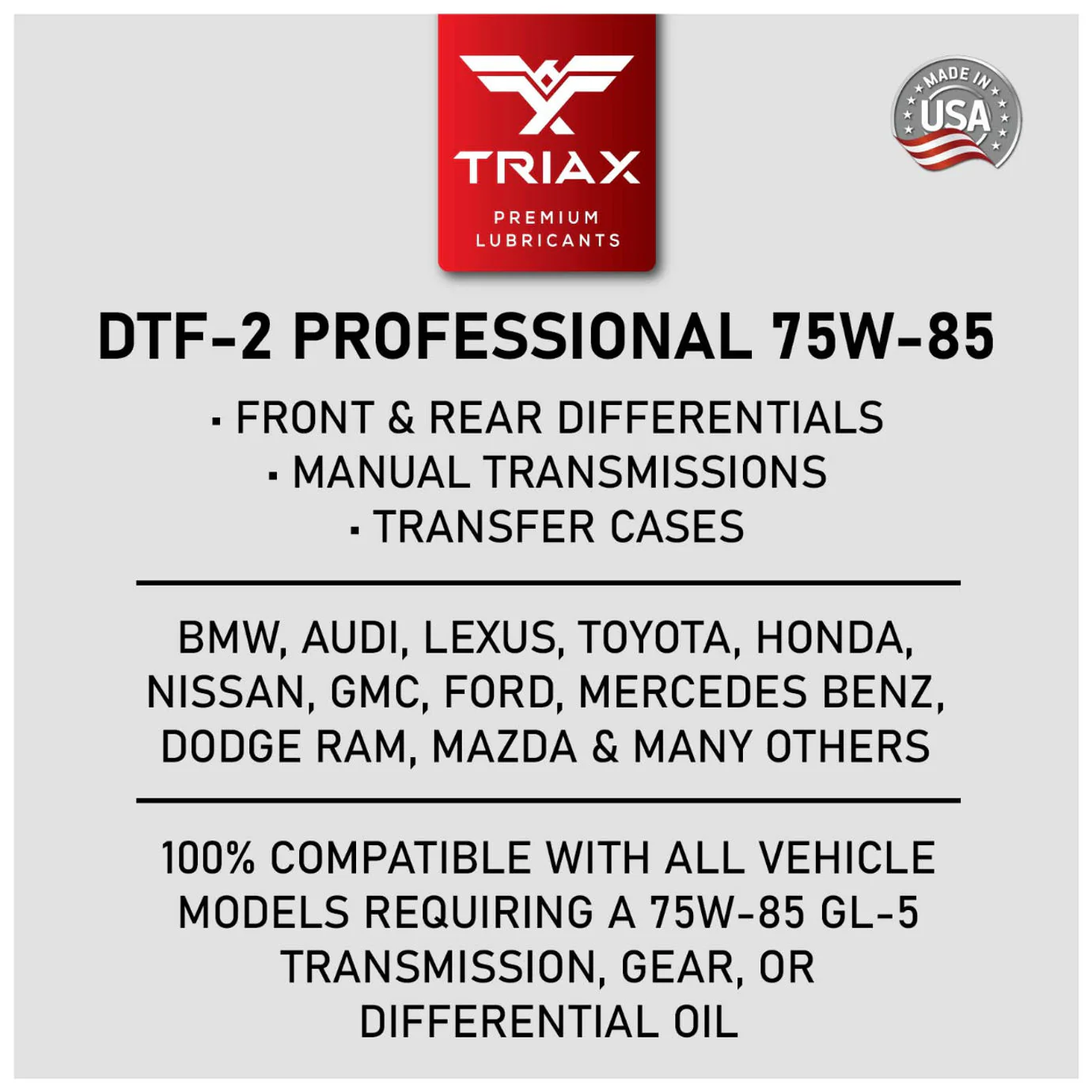 TRIAX DTF-2 Professional 75W-85 - Image 9