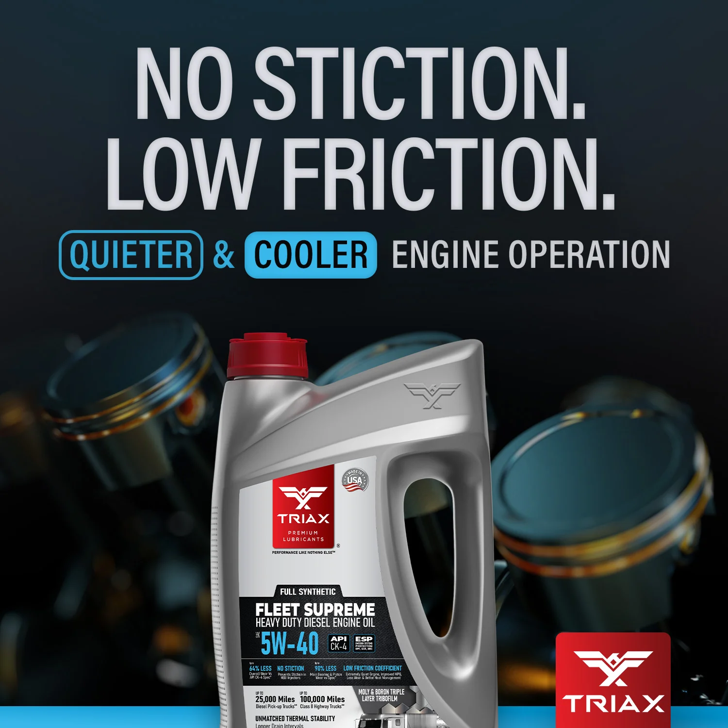 TRIAX Fleet Supreme 5W-40 Full Synthetic - Image 32