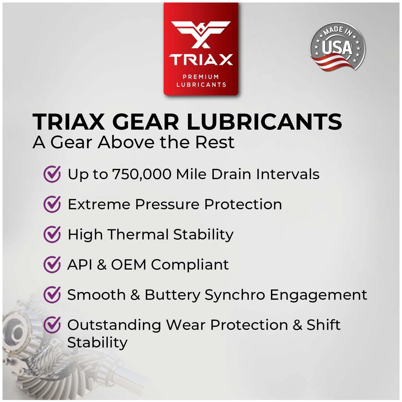 TRIAX Gear Premium LS 80W-90 (GL-5) - Image 13