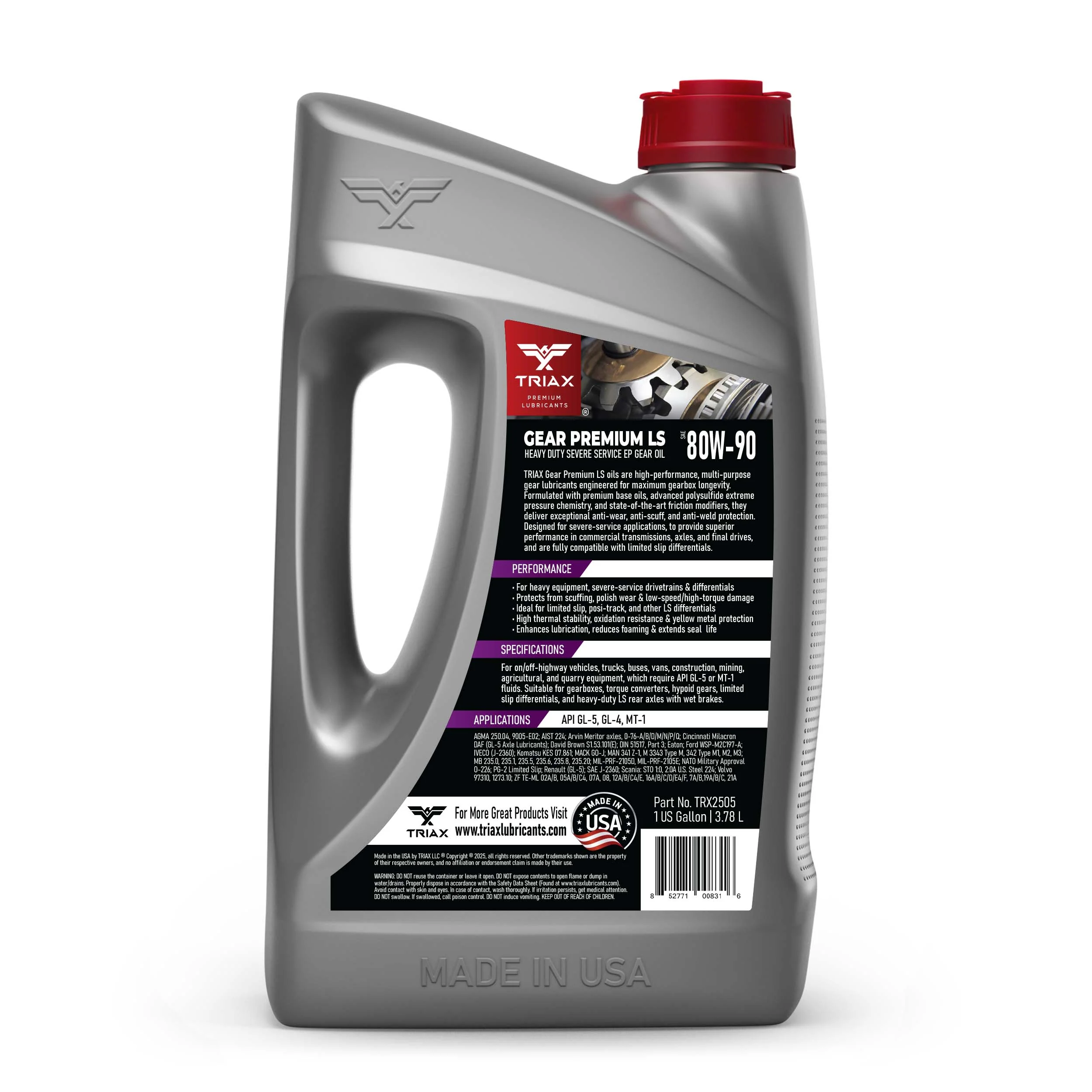 TRIAX Gear Premium LS 80W-90 (GL-5) - Image 15