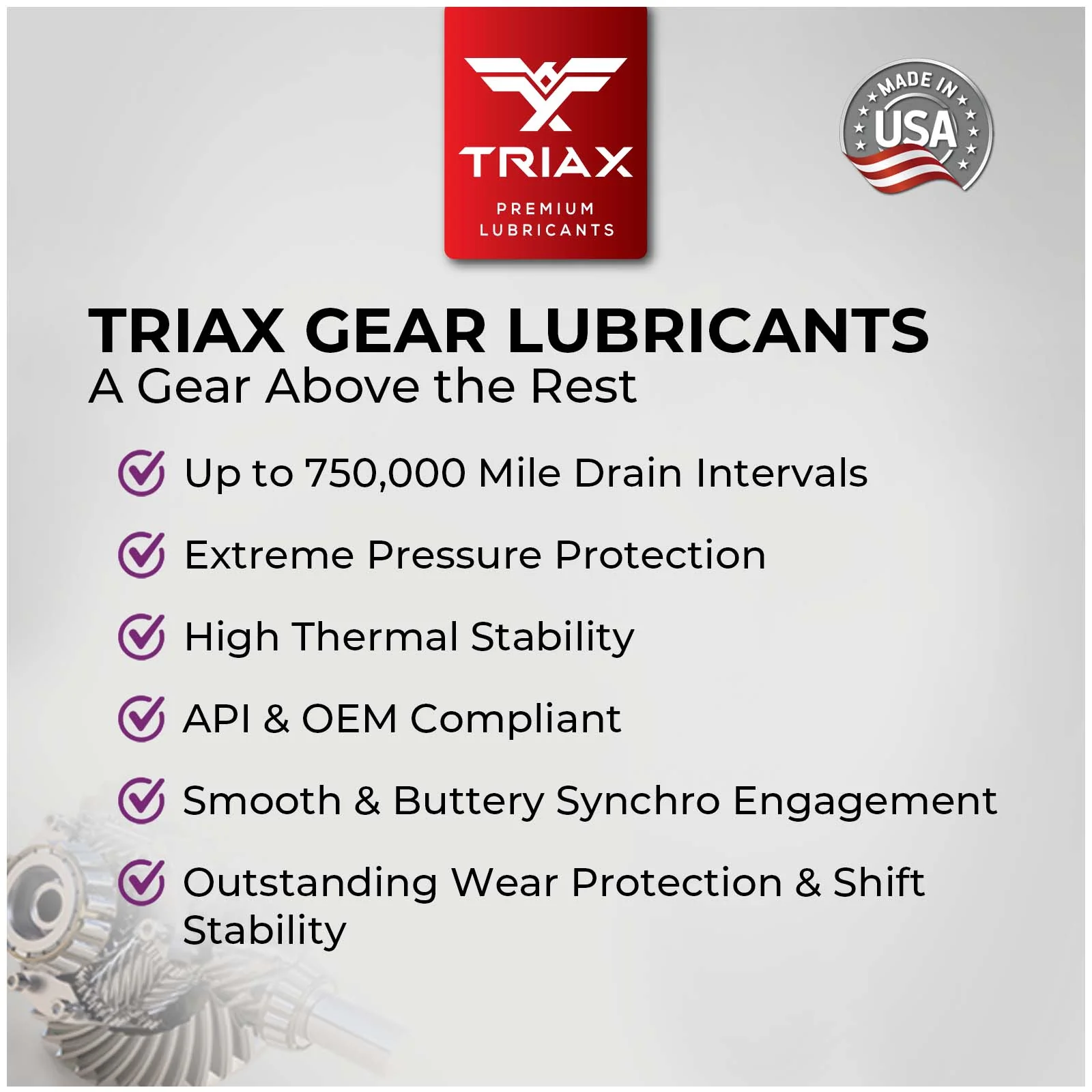 TRIAX Gear Premium LS 80W-90 (GL-5) - Image 4