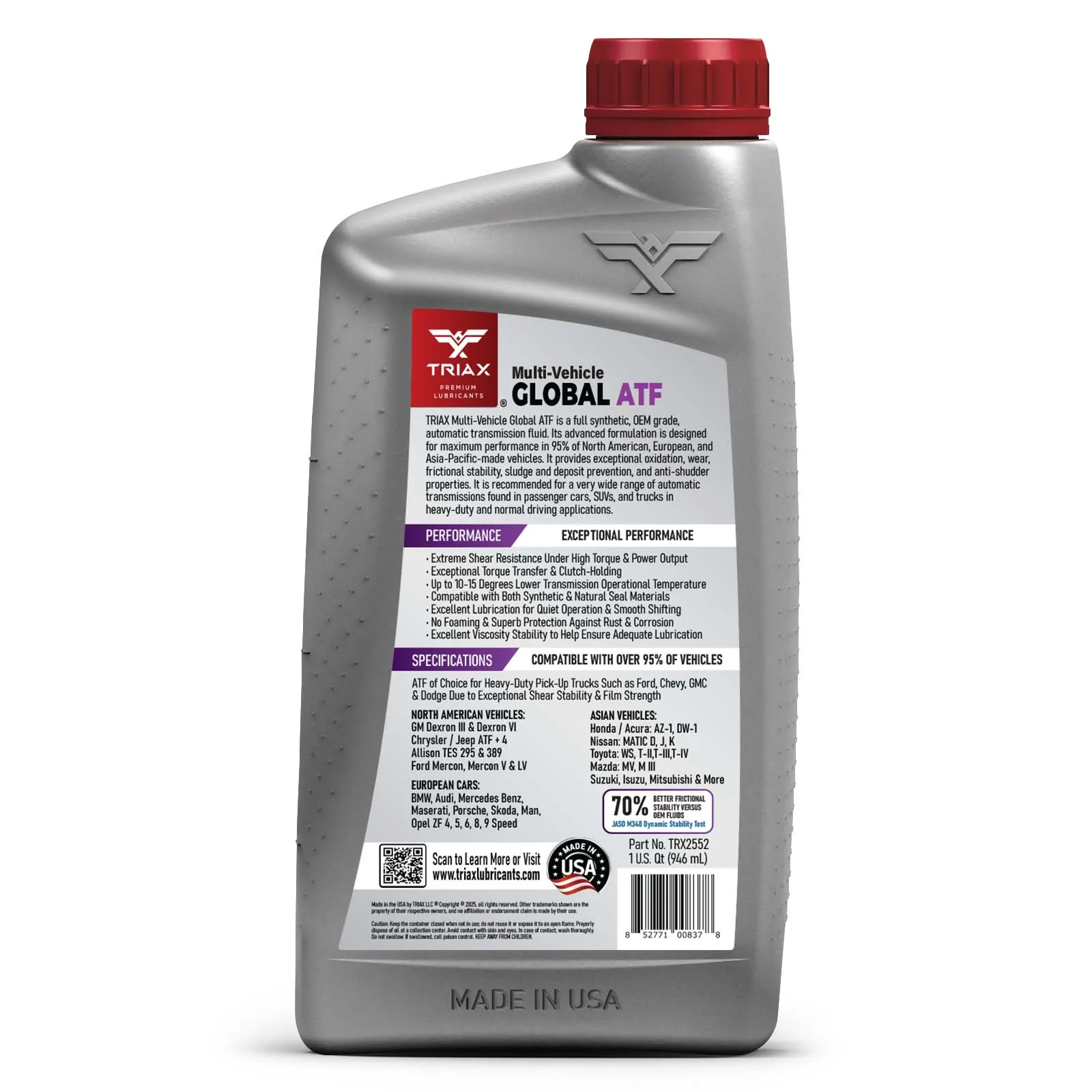 TRIAX Multi-Vehicle Global ATF Full Synthetic - Image 11