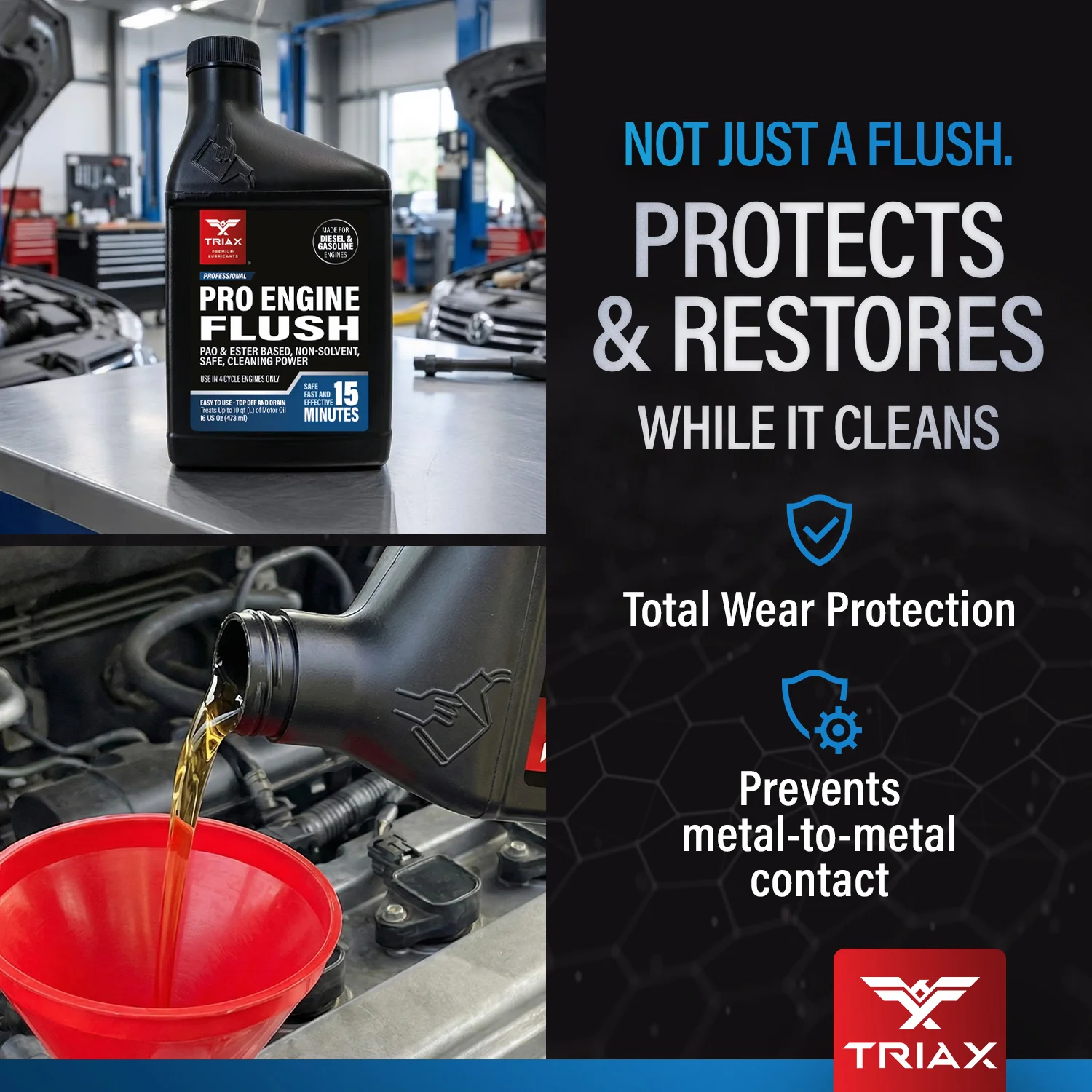 TRIAX Pro Engine Flush - Oil Based - Image 22