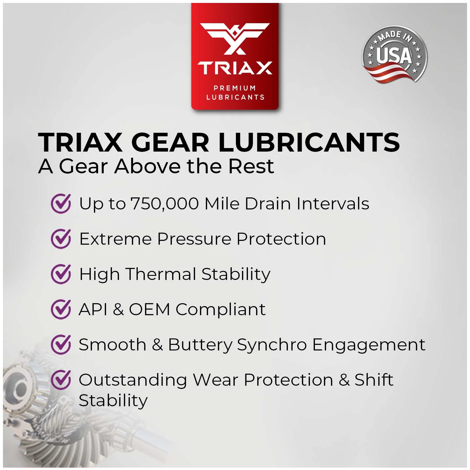 TRIAX Synergy Gear MT 75W-80 GL-4 - Image 16