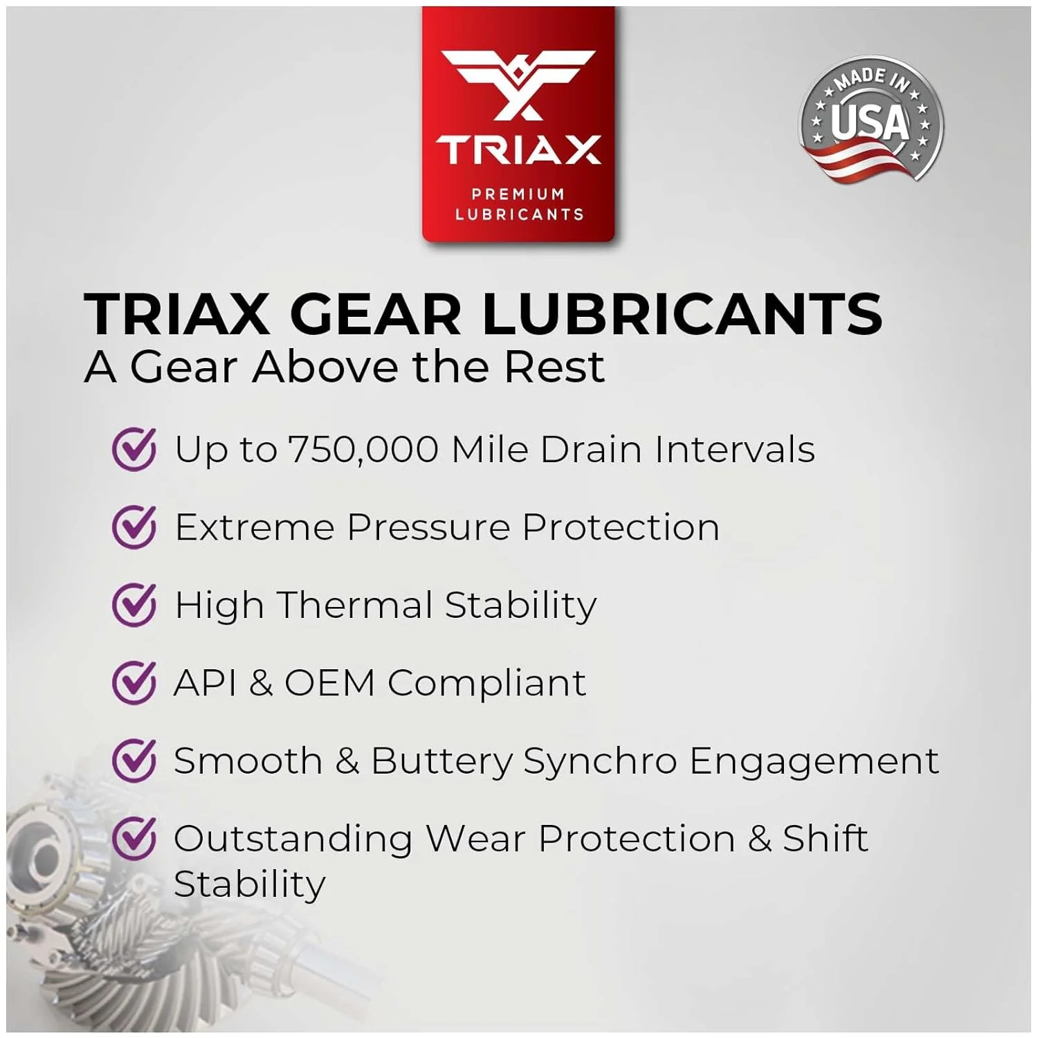 TRIAX Synergy Gear MT 75W-90 GL-4 - Image 20