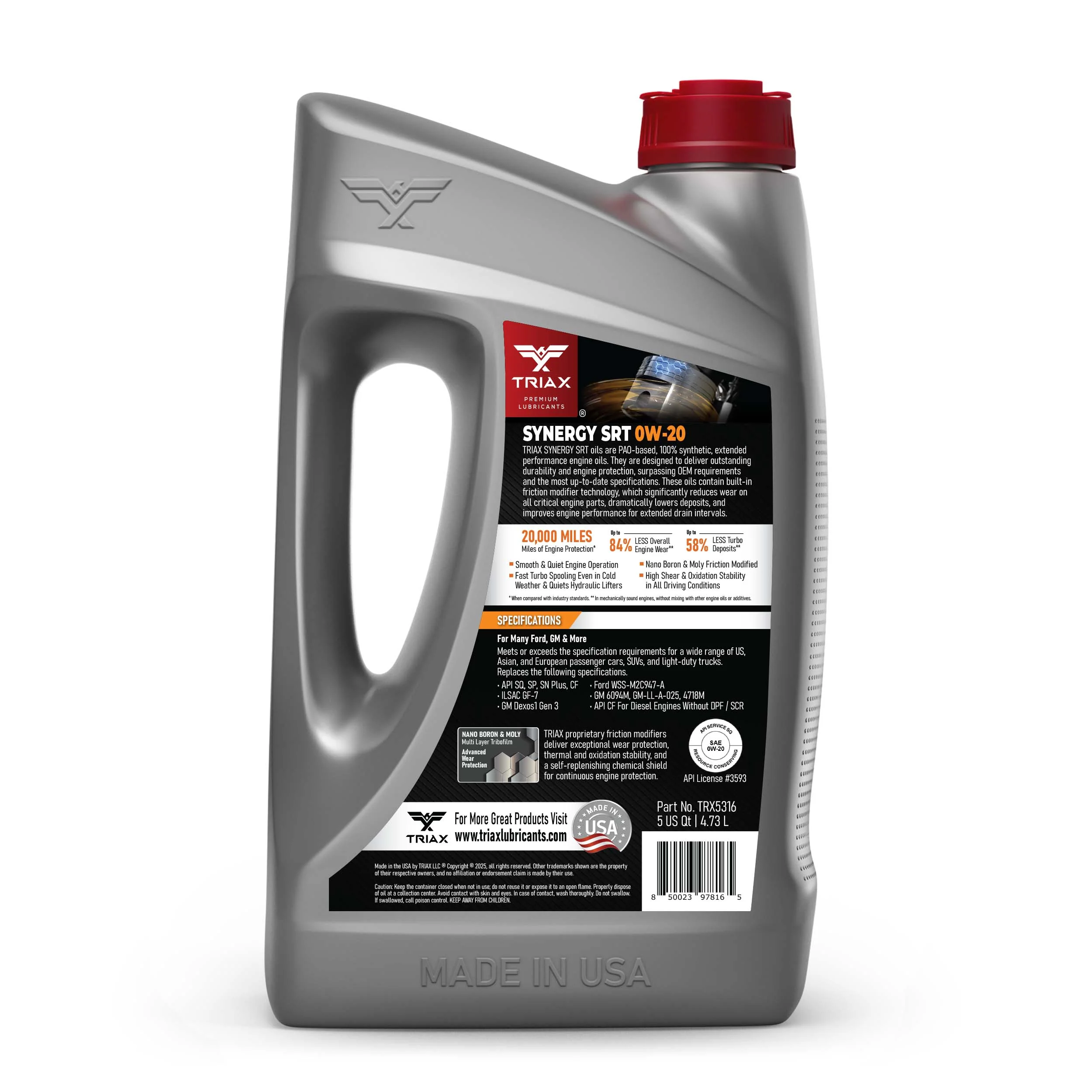 TRIAX Synergy SRT 0W-20 - Image 30