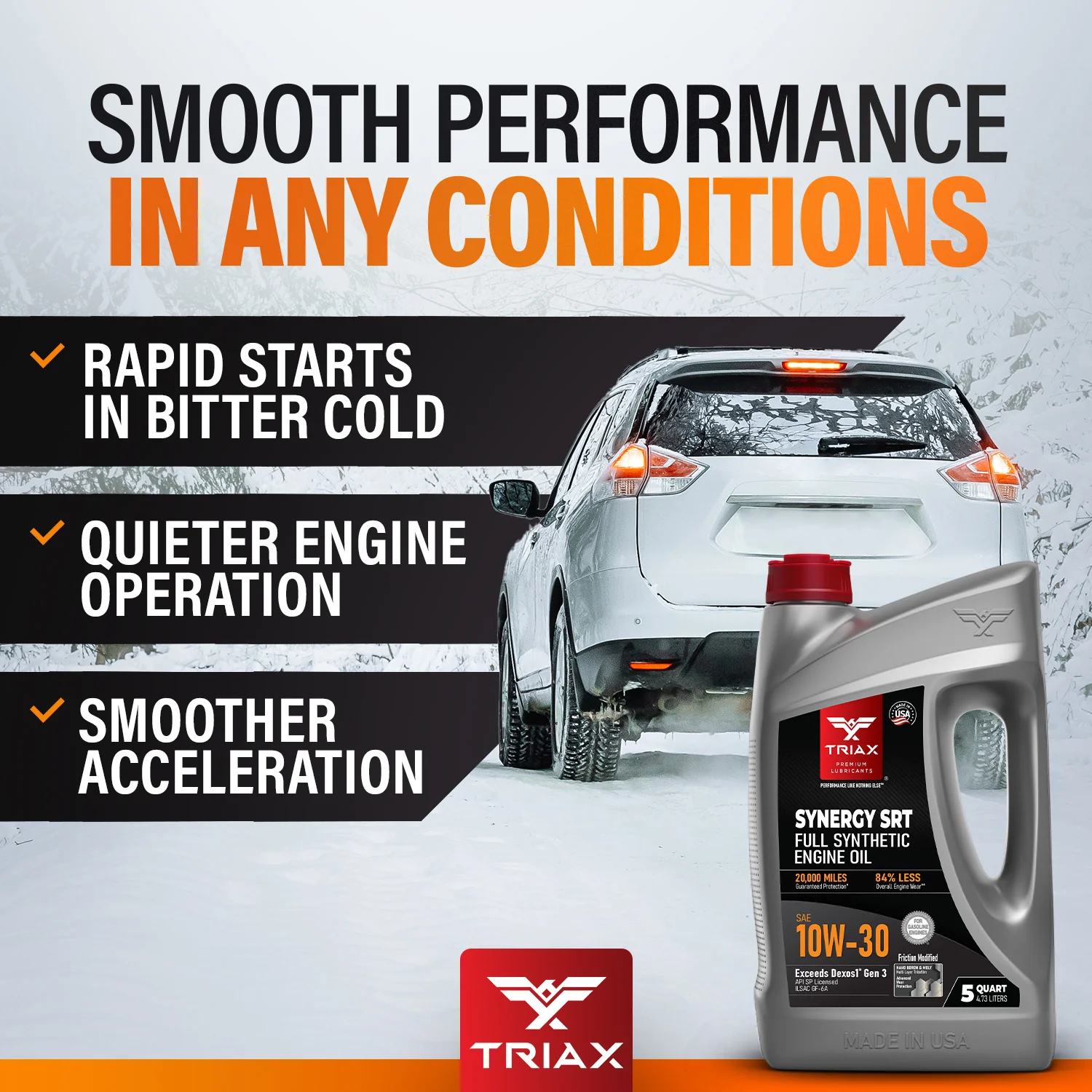 TRIAX Synergy SRT 10W-30 Full Syn - Image 24
