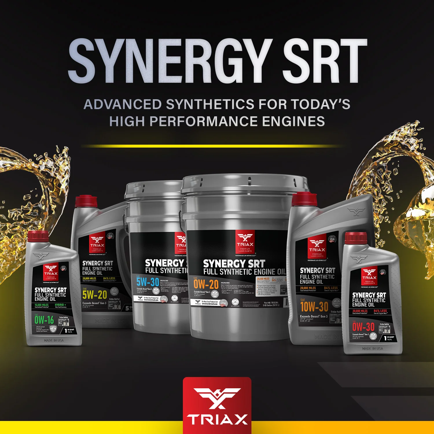 TRIAX Synergy SRT 5W-20 Full Syn - Image 30