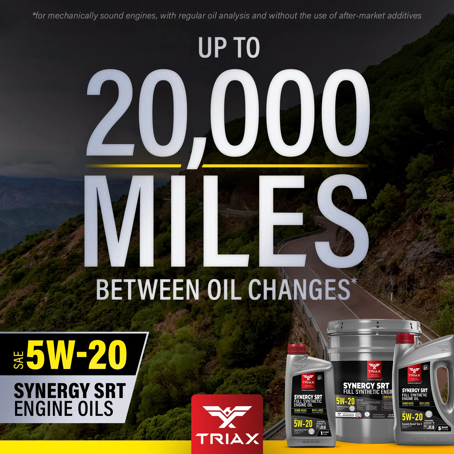 TRIAX Synergy SRT 5W-20 Full Syn - Image 31