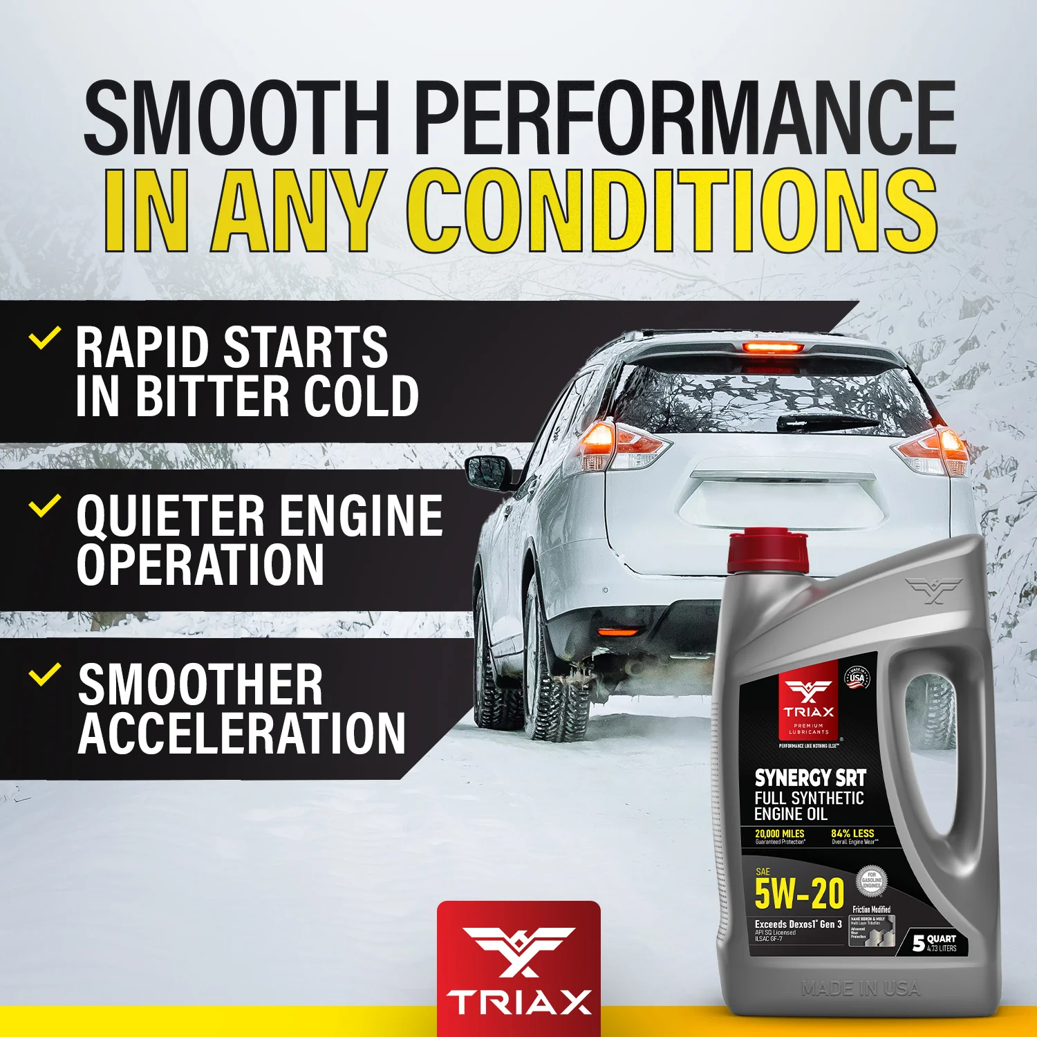 TRIAX Synergy SRT 5W-20 Full Syn - Image 35